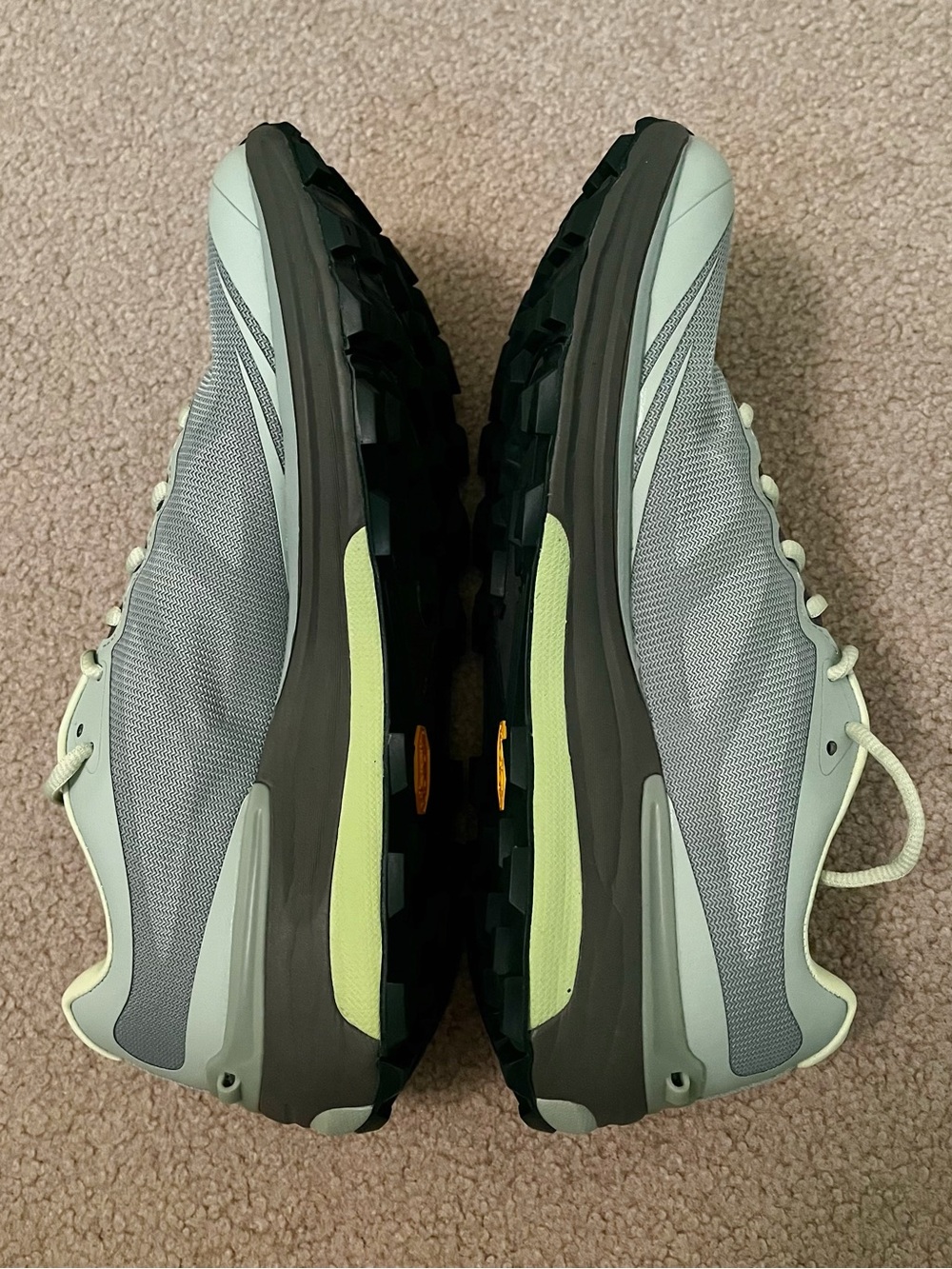 NEW Topo Athletic Women’s Mtn Racer 2 Moss Green Grey Trail Shoes (size 9) - Picture 6 of 13